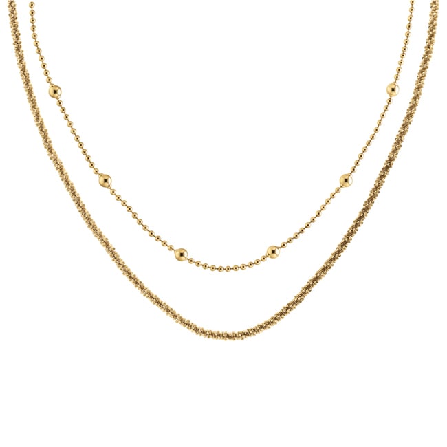 Calvin Klein Halskette Set Layered Goldig - 35000950