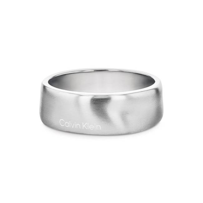 Calvin Klein Men's Ring Metallic Waves - 35100037