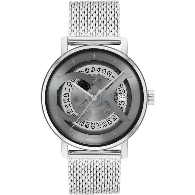 Calvin Klein Iconic Automatique Date Argenté / Gris - 25300004