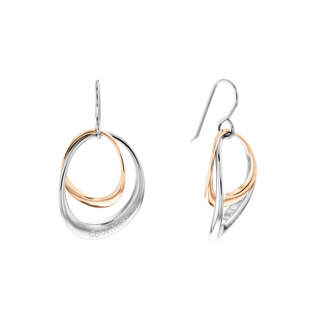 Calvin Klein Boucles d'oreilles pendantes ck warped - 35000003