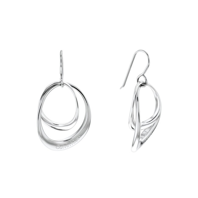 Calvin Klein Boucles d'oreilles pendantes ck warped - 35000004