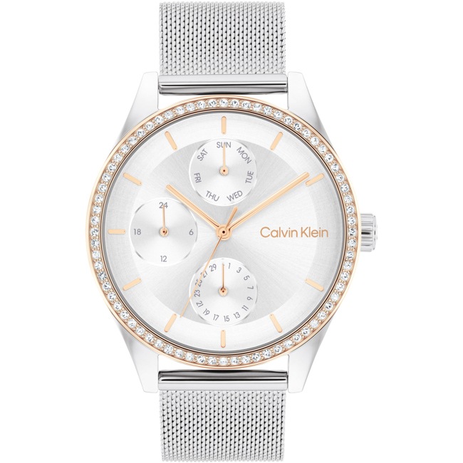 Calvin Klein Spark Day Date Argenté - 25100010