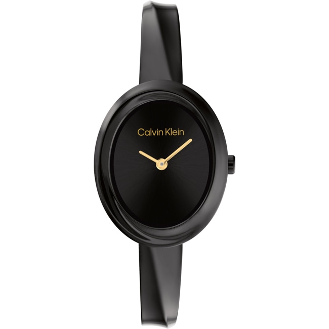 Calvin Klein Twisted Bezel 24mm Schwarz - 25100112