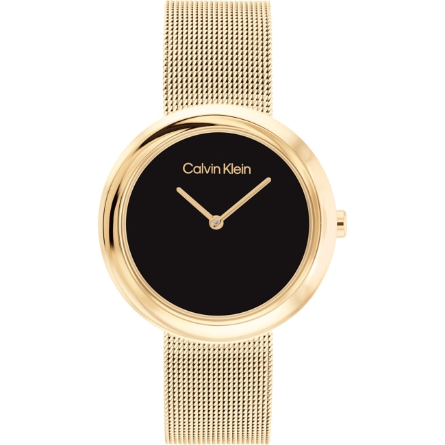 Calvin Klein Twisted Bezel Doré - 25200012