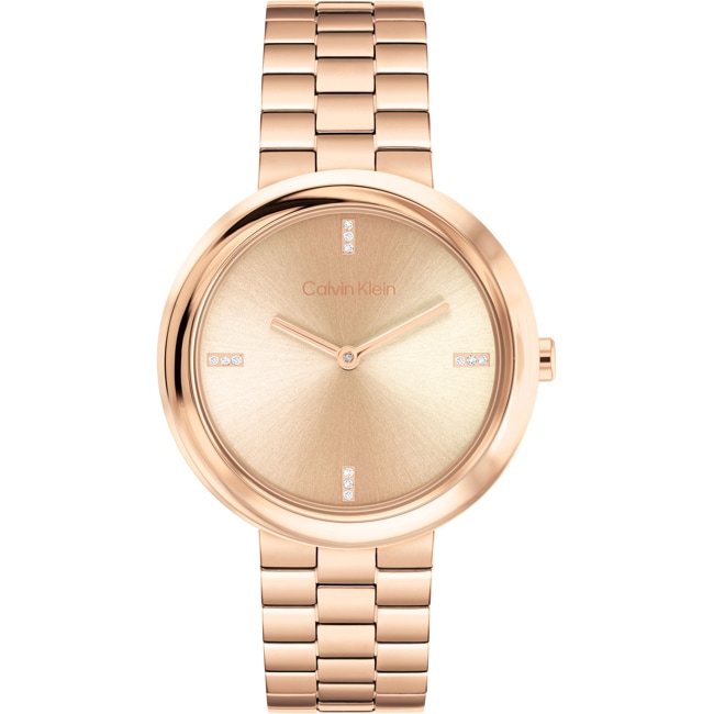 Calvin Klein Twisted Bezel Rosé - 25100095