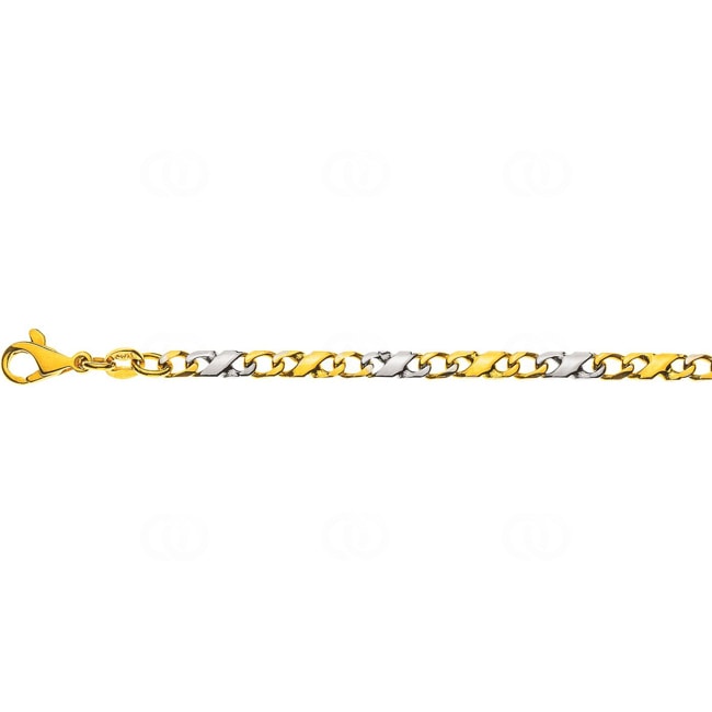 Carrera Bracelet 750/18 K Two-tone Gold 3.5mm - 22cm - BCA400122