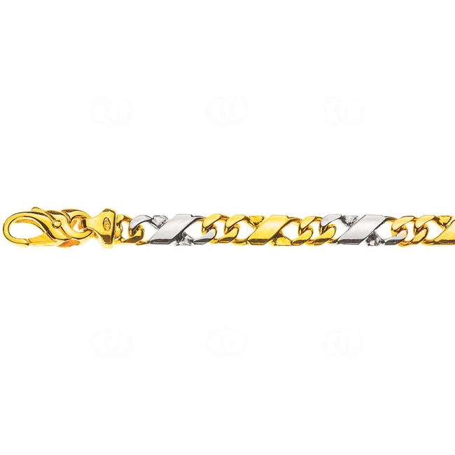 Carrera Bracelet 750/18 K Two-tone Gold 5.0mm - 22cm - BCA400322