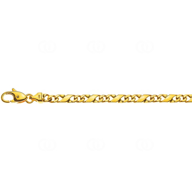 Bracelet carrera poli or jaune 750/18 ct 4.0mm - 22cm - BCA100222