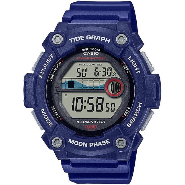 Casio Collection Men Tide and Moon Blue - WS-1300H-2AVEF