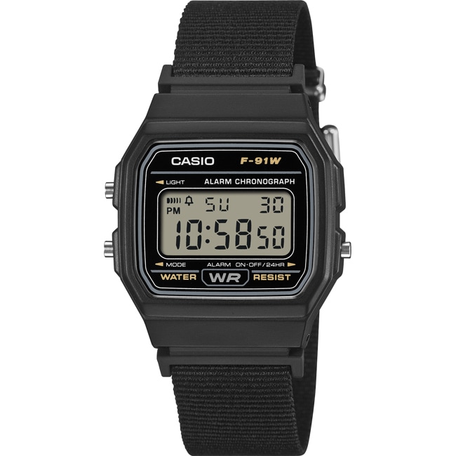 Casio Collection Noir - F-91WF-1AEF