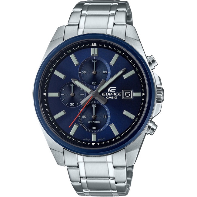 Casio Edifice Classic Chronographe Bleu - EFV-610DB-2AVUEF