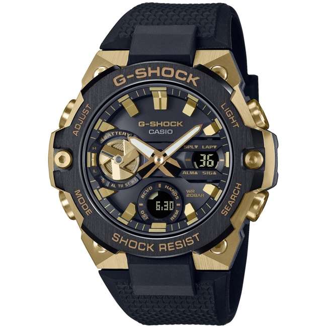Casio G-Shock Classic G-Steel Bluetooth Solar Schwarz / Gold - GST-B400GB-1A9ER