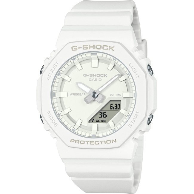 Casio G-Shock Small Classic Tone on Tone White Casio G-Shock Small Classic Tone on Tone White - GMA-P2100-7AER