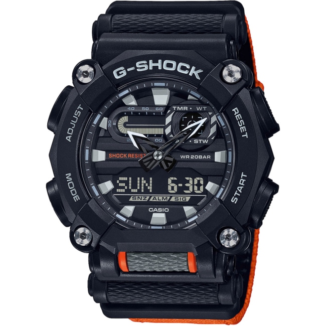 Casio G-Shock Classic Noir / Orange - GA-900C-1A4ER