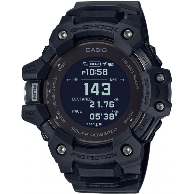 Casio G-Shock G-Squad GPS Bluetooth Smart HR - GBD-H1000-1ER