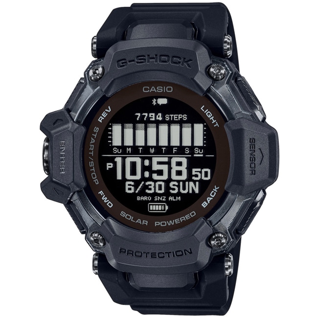 Casio G-Shock G-Squad GPS Bluetooth Smart HR - GBD-H2000-1BER