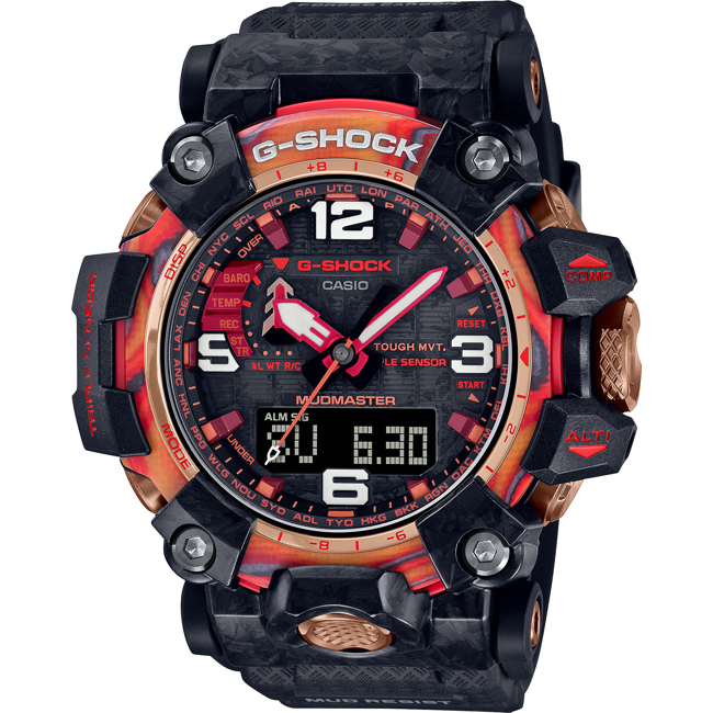 Casio G-Shock Master of G Mudmaster Flare Red 40th Anniversary Limited Edition - GWG-2040FR-1AER