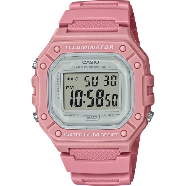Casio Timeless Collection Men Pink - W-218HC-4AVEF