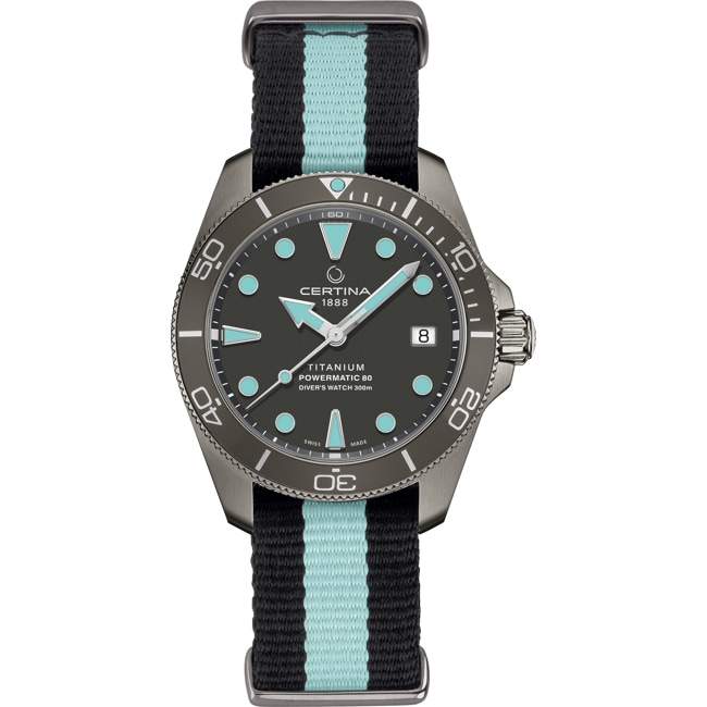 Certina DS Action Diver 38mm Powermatic 80 Titanium - C032.807.48.081.00