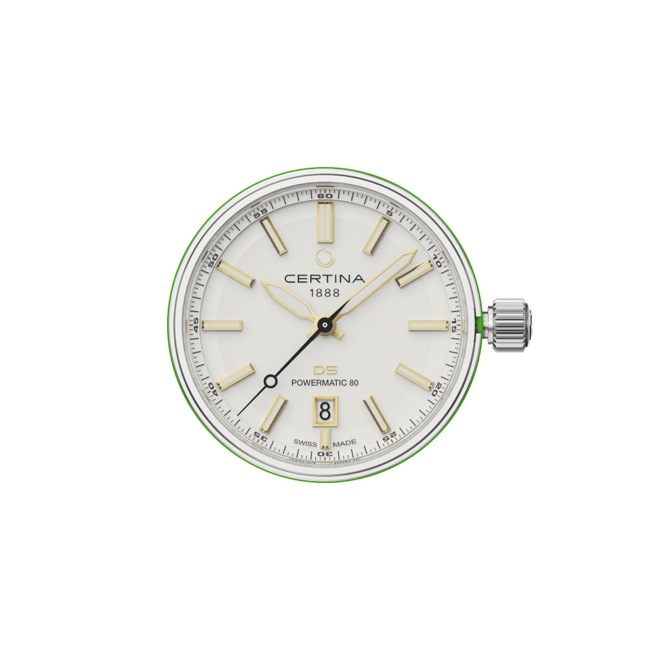 Certina DS+ Powermatic 80 Uhrenkopf Silbrig - C041.407.19.031.91