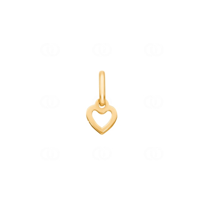 Pendant 750/18 K Yellow Gold Heart - P140