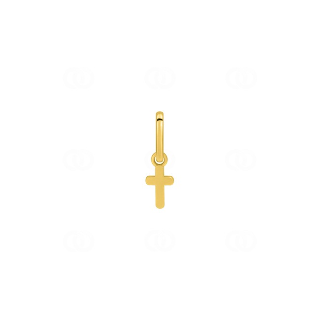 Pendant 750/18 K Yellow Gold Cross - P141