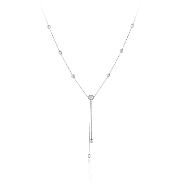 Chimento Armillas Acqua Collier or gris 750 avec diamants 0.13 ct G/vs - 1G01439B15450