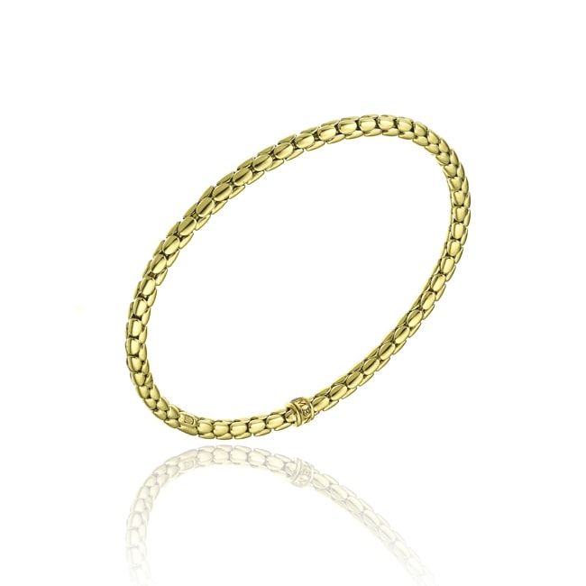 Chimento Stretch Spring Bracelet 750 Yellow Gold 3.7mm - 1B00952ZZ1