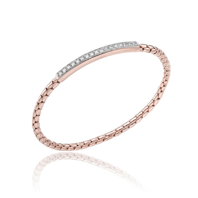 Chimento Stretch Spring Armband 750 Roségold mit Diamanten 0.37 ct G/vs - 1B00901BB6