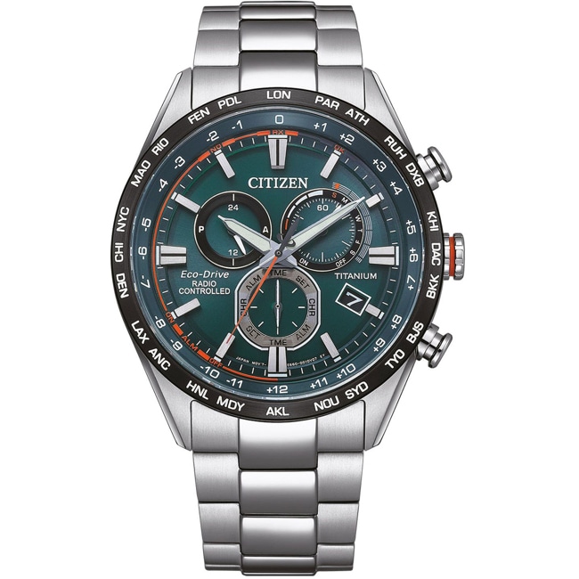 Citizen Chrono Super Titanium Eco-Drive Radio Controlled Citizen Chrono Super Titanium Eco-Drive Radio Controlled - CB5946-82X