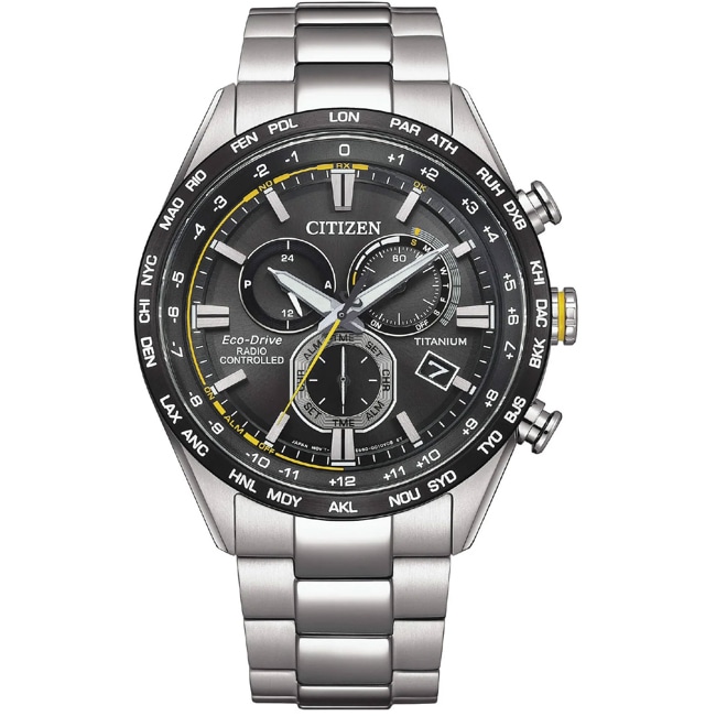 Citizen Chrono Super Titanium Eco-Drive Radio Controlled Citizen Chrono Super Titanium Eco-Drive Radio Controlled - CB5947-80E