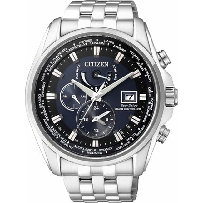 Citizen Elegant Dual Time Eco-Drive Radio Controlled Citizen Elegant Dual Time Eco-Drive Radio Controlled - AT9030-55L