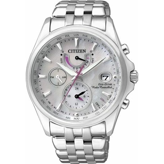 Citizen Elegant Dual Time Eco-Drive Radio Controlled Citizen Elegant Dual Time Eco-Drive Radio Controlled - FC0010-55D