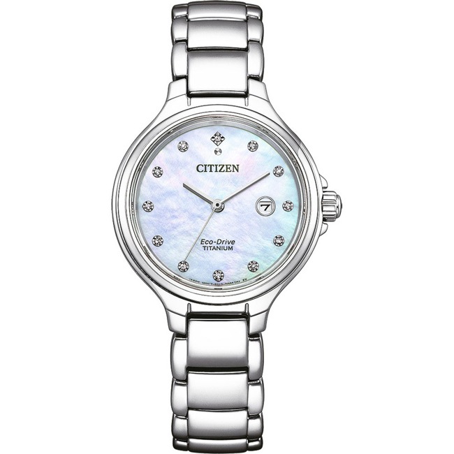Citizen Elegant Lady Super Titanium Eco-Drive - EW2680-84D