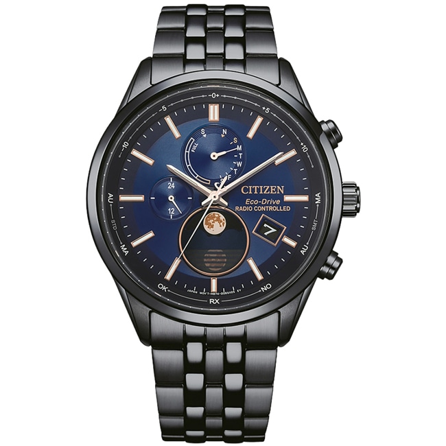 Citizen Elegant Moon Phase Eco-Drive Radio Controlled - BY1035-56L