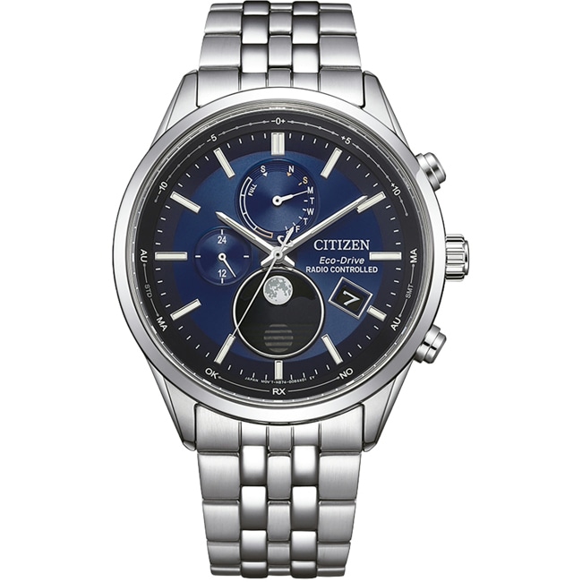 Citizen Elegant Moon Phase Eco-Drive Radio Controlled - BY1030-50L