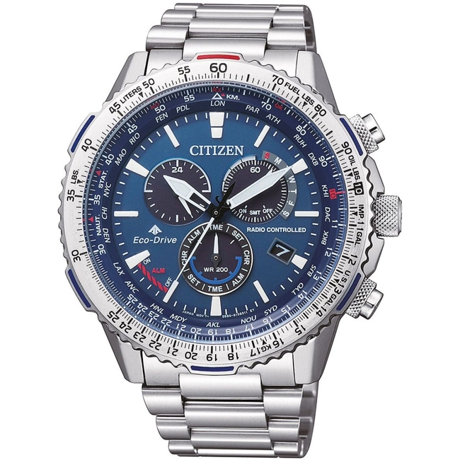 Citizen Promaster Sky Chrono Pilot Eco-Drive Radio Controlled Citizen Promaster Sky Chrono Pilot Eco-Drive Radio Controlled - CB5000-50L