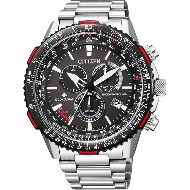 Citizen Promaster Sky Chrono Pilot Eco-Drive Radio Controlled Citizen Promaster Sky Chrono Pilot Eco-Drive Radio Controlled - CB5001-57E