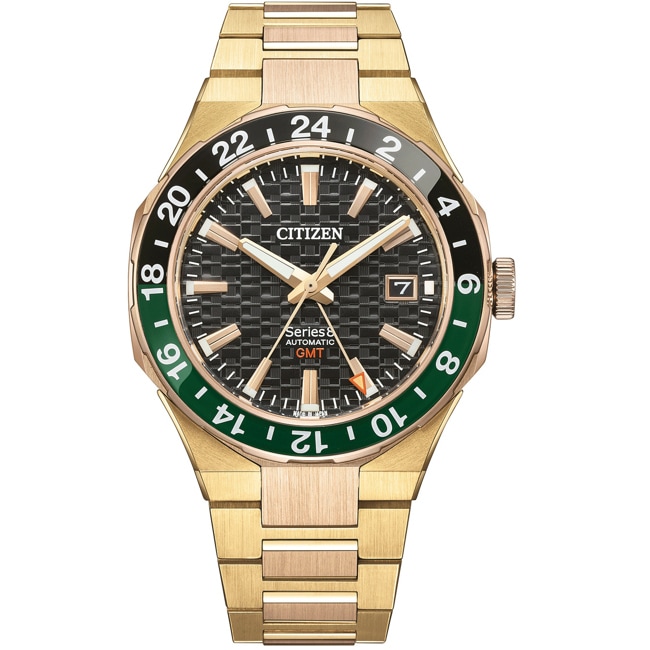Citizen Series 8 GMT Mechanical 880 Gold - NB6033-51E