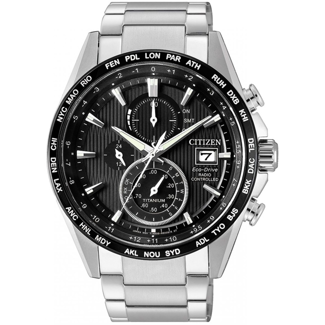 Citizen Super Titanium Chrono Eco-Drive Radio Controlled - AT8154-82E