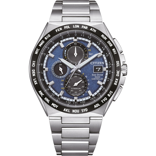 Citizen Super Titanium Chrono Eco-Drive Radio Controlled - AT8238-84L