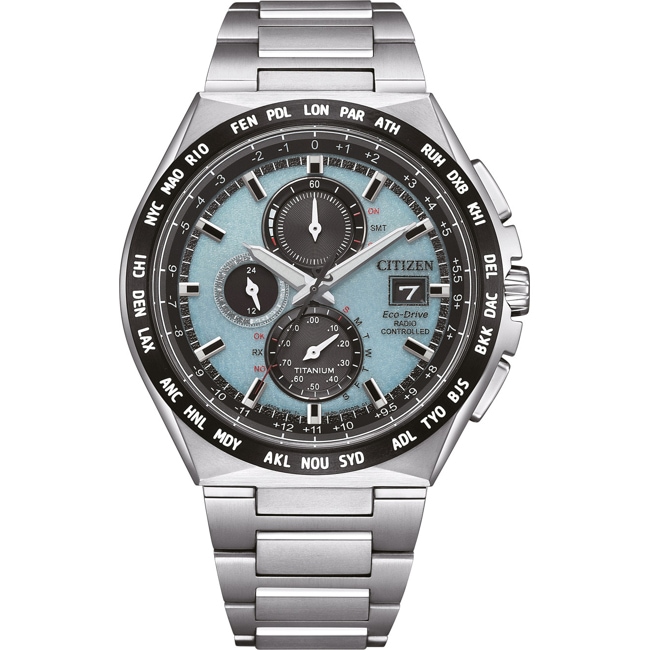 Citizen Super Titanium Chrono Eco-Drive Radio Controlled Citizen Super Titanium Chrono Eco-Drive Radio Controlled - AT8238-84M