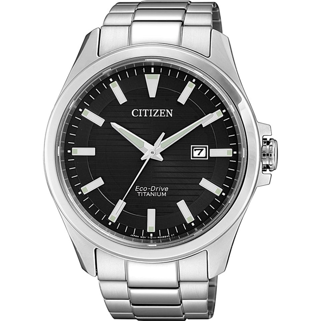 Citizen Super Titanium Eco-Drive Schwarz 43mm - BM7470-84E