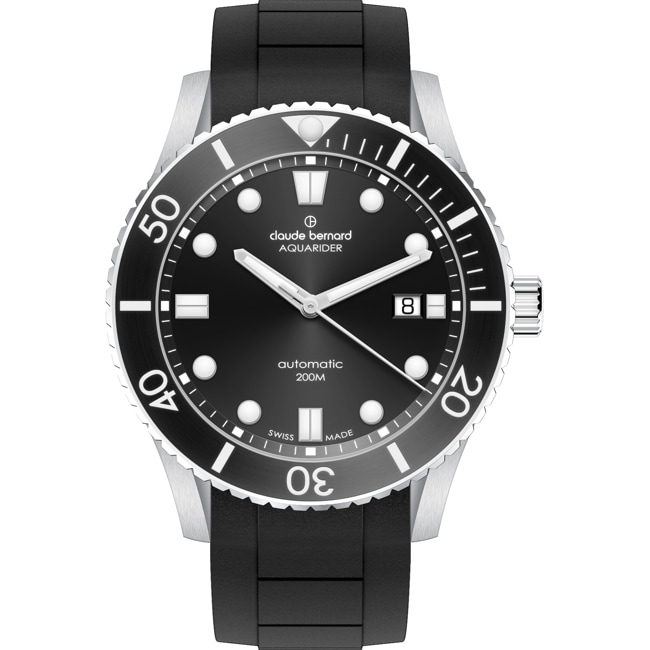 Claude Bernard Aquarider Automatic Date Black - 80129 3NBCA NIB