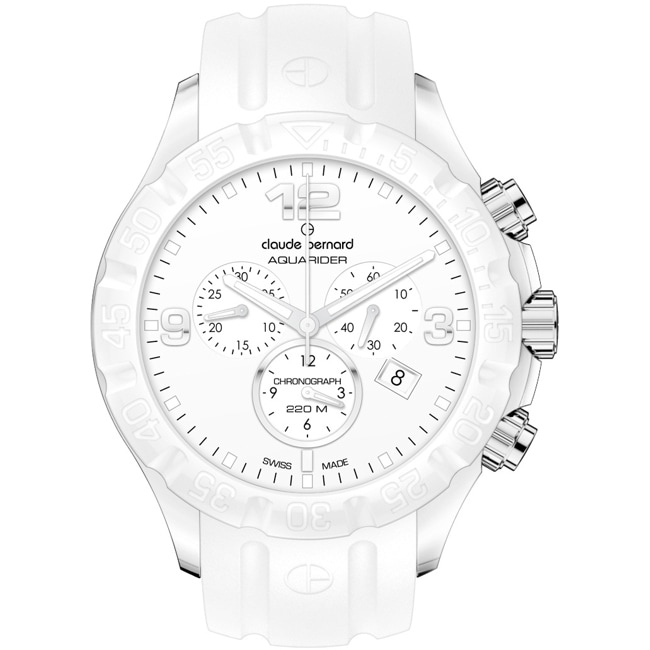 Claude Bernard Aquarider Chronographe 43 Blanc - 10201 3B BIN