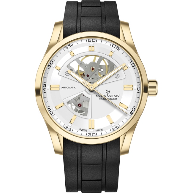 Claude Bernard Aquarider Open Heart Automatic Gold / Silver - 85030 37JCA AID