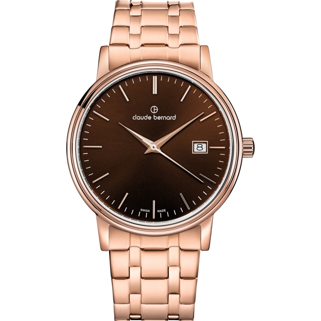 Claude Bernard Classic 39 Rose / Brown - 53007 37RM BRIR