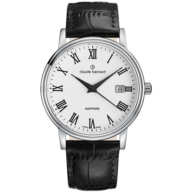 Claude Bernard Classic 39 Schwarz / Weiss Claude Bernard Classic 39 Schwarz / Weiss - 53007 3 BR