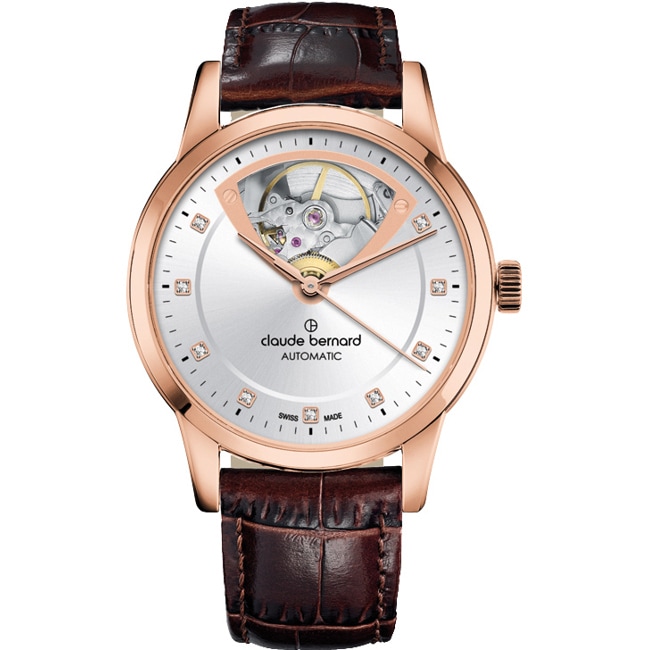 Claude Bernard Classic Automatic Open Heart Lady - 85018 37R AIR3
