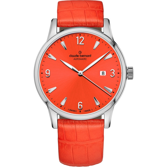 Claude Bernard Classic Automatic Orange - 80091 3 OIN